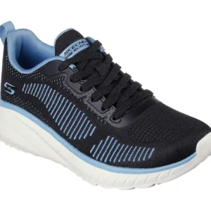 Skechers Bobs Squad Chaos Women Memory Foam Walking Shoes 117228-BKBL